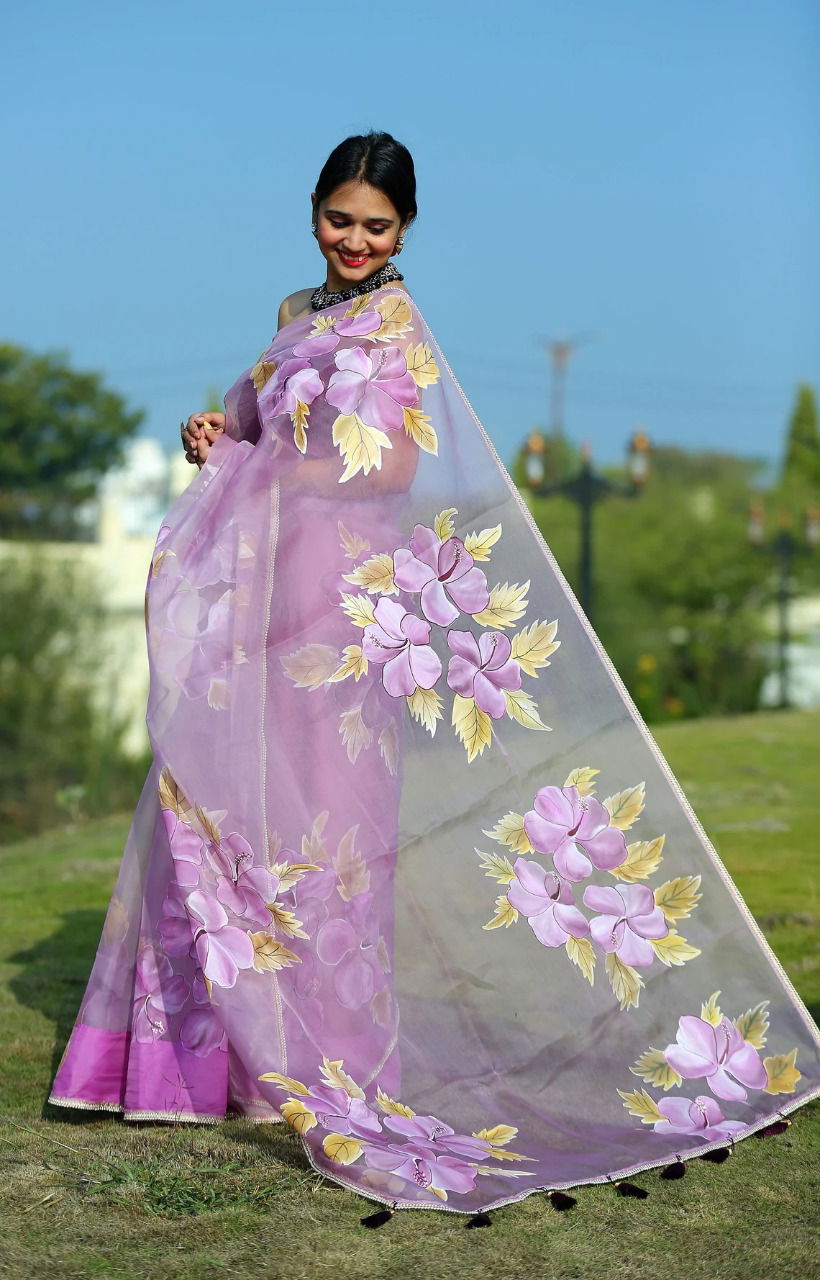 Soni 130 Heavy Printed Stylish Designer Party Wear Organza Saree Collection